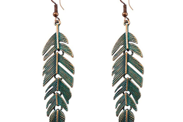 leaf earrings