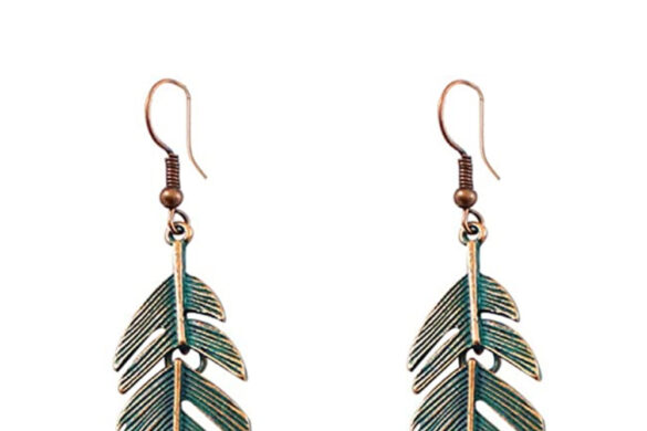 leaf earrings